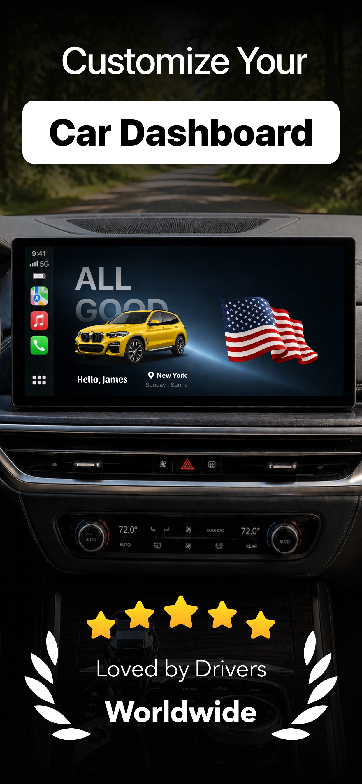 Customized Car Dashboard