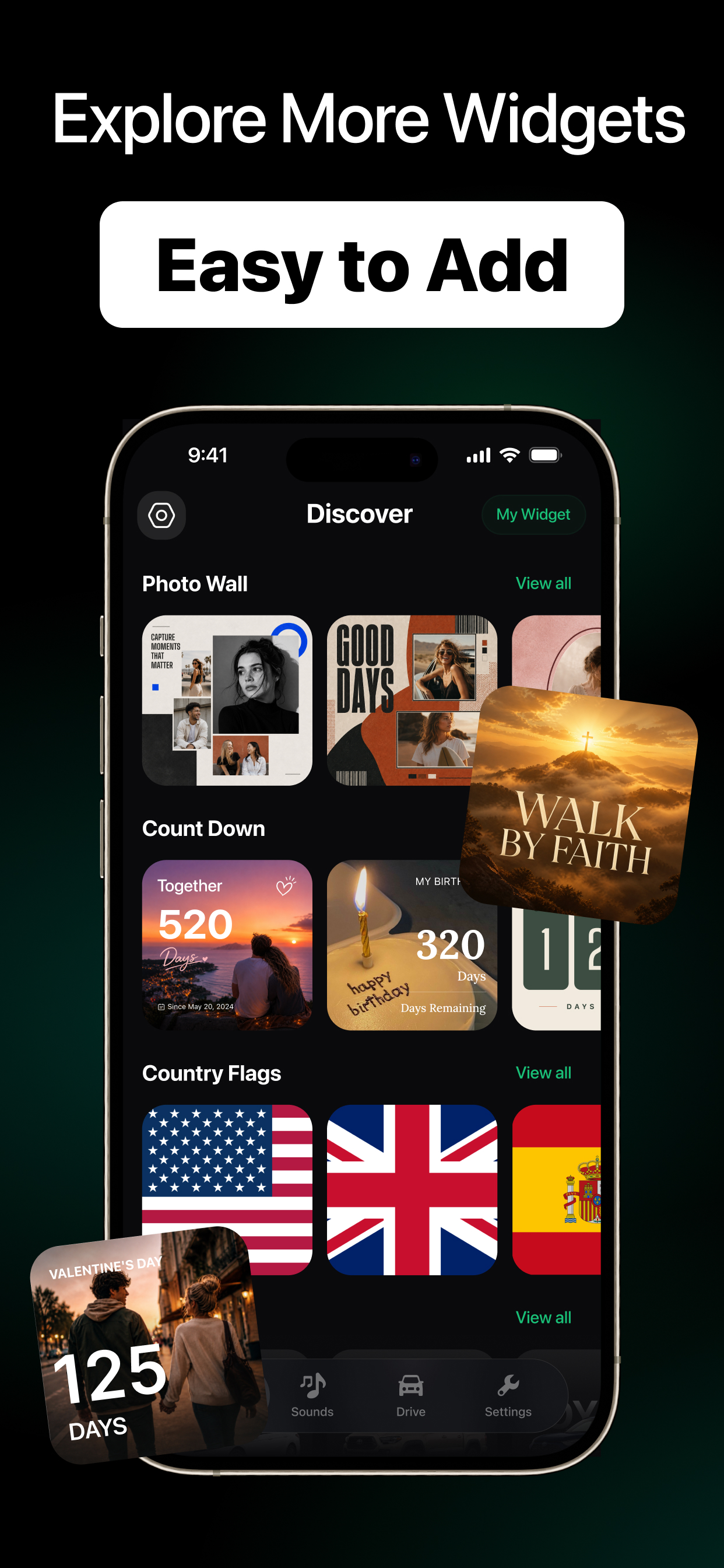 Explore more dashboard widgets